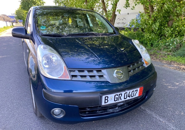 Nissan Note cena 11999 przebieg: 132500, rok produkcji 2006 z Obrzycko małe 466